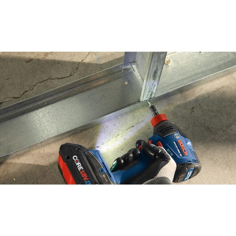 BOSCH GDX18V-1860CB15 18V Connected-Ready Two-In-One 1/4 In. and 1/2 In. Bit/Socket Impact Driver/Wrench Kit with (1) CORE18V 4 Ah Advanced Power Battery - Image 5