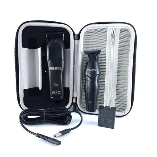 Stylecraft Flex Trimmer and Rebel Clipper Super Set with Tight Guards, Accessories and Travel Case - Image 3