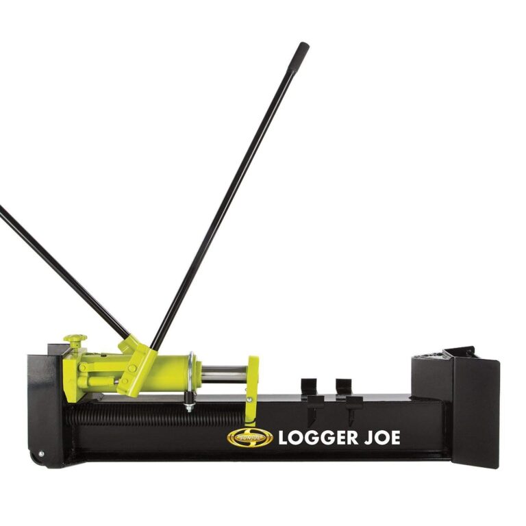 Sun Joe Hydraulic Steel Beam Log Splitter, 10 Ton Capacity Firewood Tool, Green - Image 3