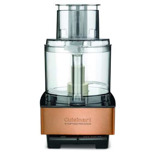 Cuisinart Food Processor 14-Cup Vegetable Chopper for Mincing, Dicing, Shredding, Puree & Kneading Dough, Copper, DFP-14CPY
