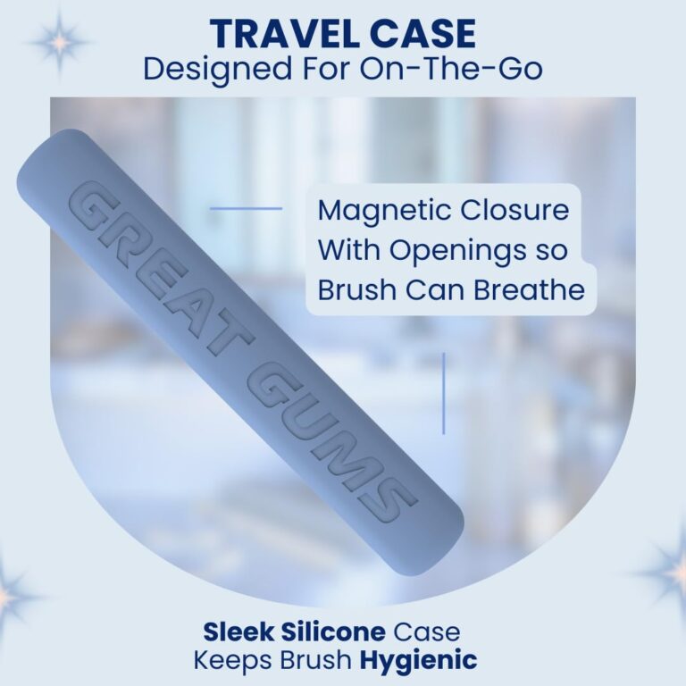 Great Gums Clinical Grade Bioelectric Toothbrush | Toothbrush with 3 Brush Heads (Classic, Gum Care, Implant & Ortho), Clear Cap, Travel Case, USB-C Cable | Sensitive Gums & Teeth | Adults - Image 2