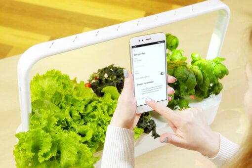 Click and Grow Smart Garden 9 PRO w/Bluetooth | App and Touch Controlled Indoor Garden | Easier Than a Hydroponics Growing System | Herb & Vegetable Garden Starter Kit w/ 9 Plant Pods - Image 4