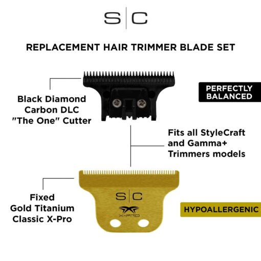 Stylecraft Flex Professional Modular Super-Torque Motor Cordless Hair Trimmer with 3 Modular Body Lids - Image 4