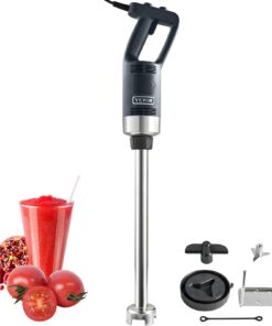 VEVOR Commercial Immersion Blender, 500 Watt 20Inch Heavy Duty Hand Mixer, Variable Speed Mixer with 304 Stainless Steel Blade, Multi-Purpose Portable Mixer for Soup, Smoothie, Puree, Baby Food