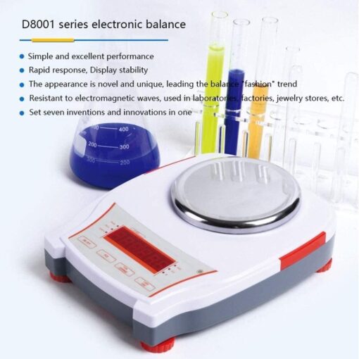 ZOCWJK Digital Scales Food,Kitchen Food Scales Digital High Precision Electronic Scales Multifunctional LCD Display Liquid Measurement Laboratory Factory Jewelry USB Chargi(OneColor-1.1kg - Image 2