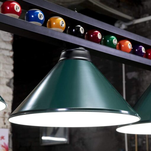 Wellmet Pool Table Light, 70'' 4 Lights Billiard Lighting Hanging Kitchen Island Light Chandelier with Lamp Shades for 7ft 8ft Pool Table, Billiard Table, Game Room, Kitchen - Image 3
