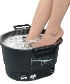 Footsie Bath Footbath Plus Spa, 4-Setting Switch, 30 Min Timer, Temperature Control, with Tray and 5 Liners …