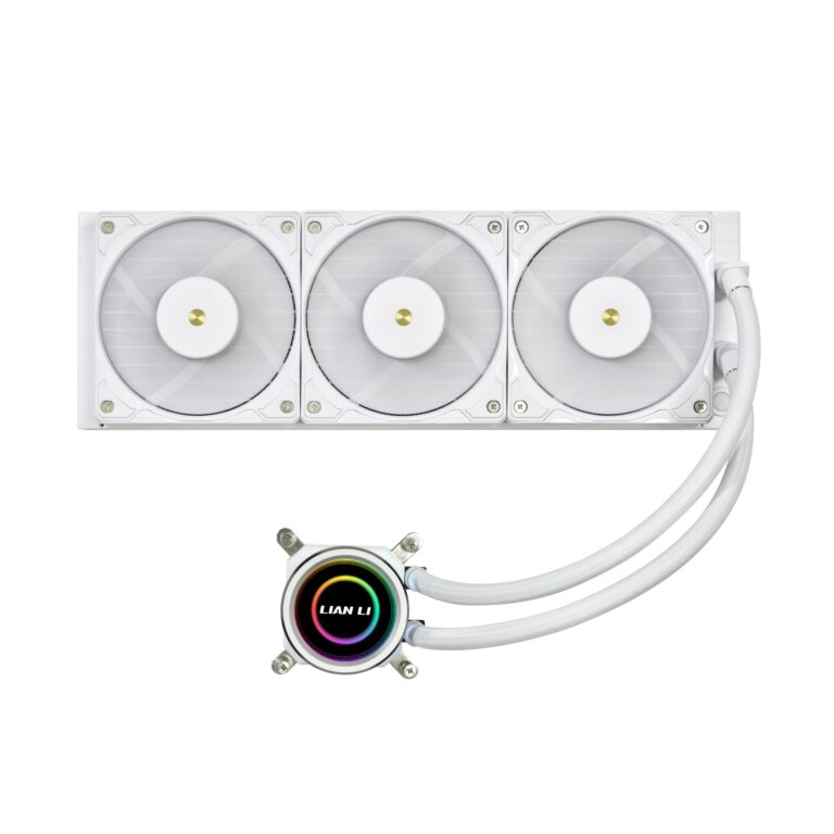 Lian Li Galahad II Trinity Performance 360 - AIO - CPU Liquid Cooler 360mm - Daisy-chainable Radiator LCP Fans - Intel LGA 1700, 1200, 115X, AMD AM5/AM4 Sockets - White - GA2P36W.US1 - Image 5