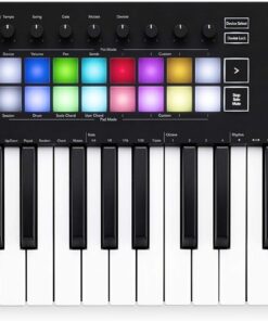 Novation Launchkey 25 [MK3] MIDI Keyboard Controller - Seamless Ableton Live Integration. Chord Mode, Scale Mode, and Arpeggiator — All the software you need for Music Production.