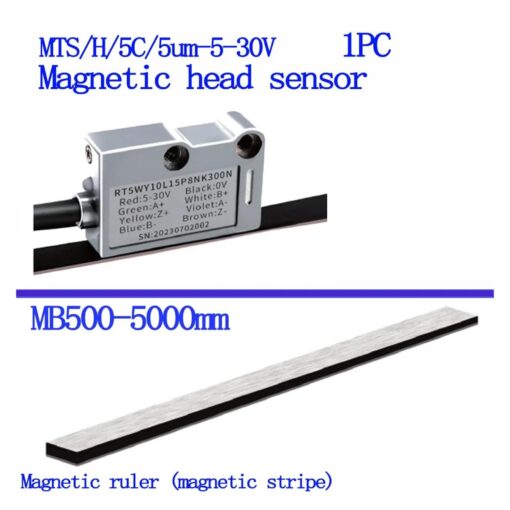 H5C Series Magnetic Grating Encoder high-Precision Magnetic Linear Scale Electronic Ruler Non-Contact Measurement System(5000mm) - Image 3