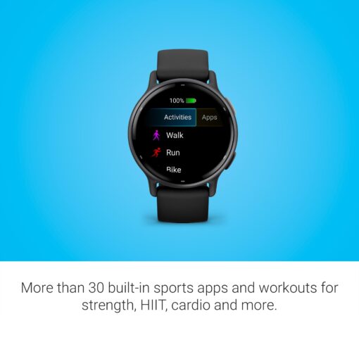 Garmin vívoactive 5, Health and Fitness GPS Smartwatch, AMOLED Display, Up to 11 Days of Battery, Black - Image 3