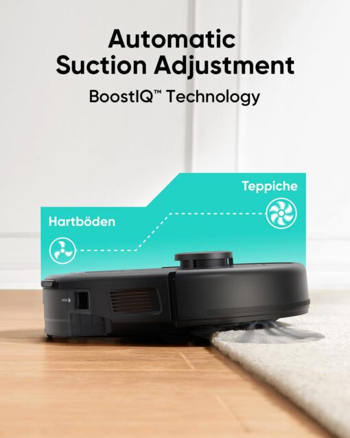 eufy L60 Robot Vacuum, Ultra Strong 5,000 Pa Suction, iPath Laser Navigation, for Deep Floor Cleaning, Ideal for Hair, Hard Floors - Image 4