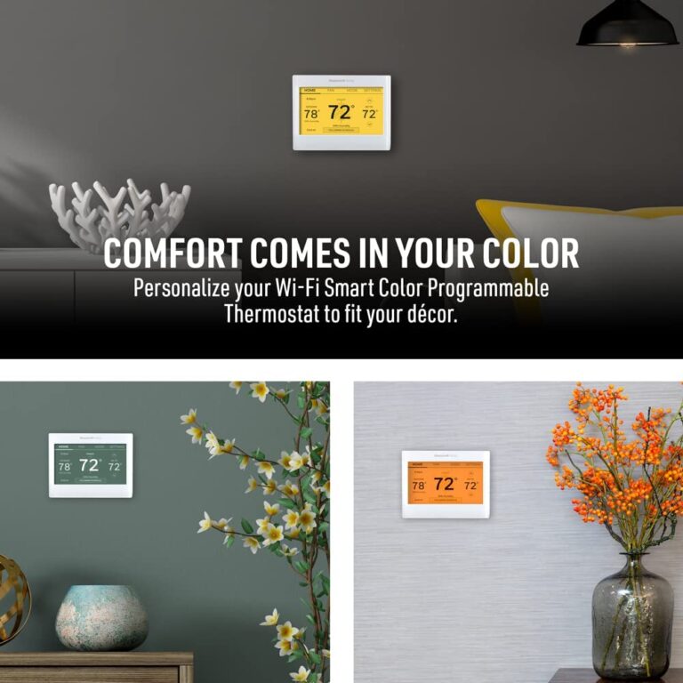 Honeywell Home RTH9600WF Smart Color Thermostat Energy Star Wi-Fi Programmable Touchscreen + RPLS740B 7-Day Programmable Light Switch Timer - Image 6