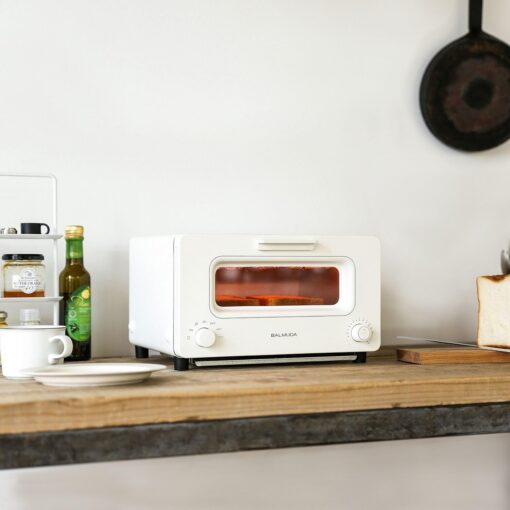 BALMUDA The Toaster | Steam Oven Toaster | 5 Cooking Modes: Sandwich Bread, Artisan Bread, Pizza & Pastry, Oven | Precise Heat Control | Steam Technology | Baking Pan | US Version | White - Image 3