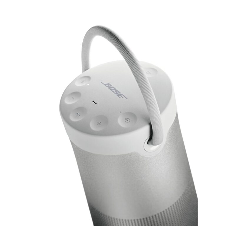 Bose SoundLink Revolve+ (Series II) Bluetooth Speaker, Portable Speaker with Microphone, Wireless and Water Resistant with 360 Degree Sound, Long Lasting Battery and Handle, Silver - Image 4