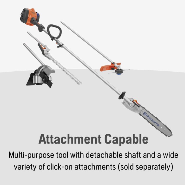 Husqvarna 122LKP Gas Pole Saw, Multi-Purpose Tool with Pole Saw Attachment, Equipped with X-CUT Chain, 12-Inch Reach Cuts Limbs up to 8 Inches Thick - Image 5