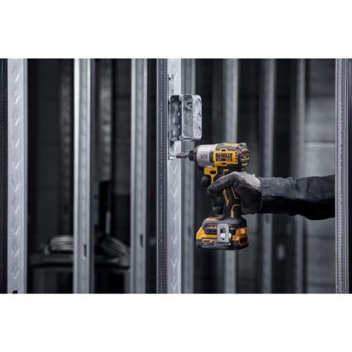 DEWALT 20V MAX Impact Driver, Cordless, 3-Speed, Battery and Charger Included (DCF845D1E1) - Image 2