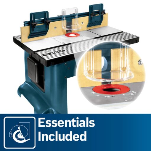 BOSCH RA1181 Benchtop Router Table 27 in. x 18 in. Aluminum Top with 2-1/2 in. Vacuum Hose Port - Image 5