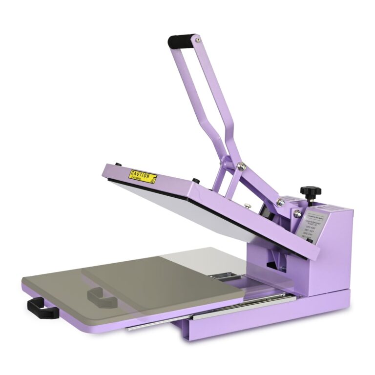 PlanetFlame Heat Press 15x15 inch Industrial Quality Sublimation Heat Press, Slide Out Heat Transfer Machine for T-Shirt, Purple - Image 2