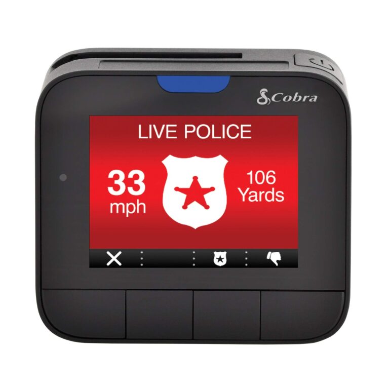 Cobra Dash Camera DASH2316D - 1080p Full HD Front Cam and 720p HD Rear Cam, 16GB MicroSD Included, iRadar Bluetooth Connectivity, Loop Recording, G-Sensor Auto Accident Detection, 2 Inch Screen, Black - Image 4