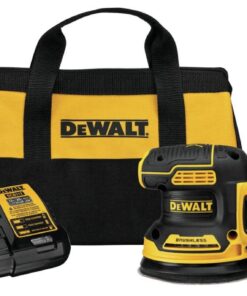 DEWALT 20V MAX Sander, Cordless, 5-Inch, 2.Ah, 8,000-12,000 OPM, Variable Speed Dial, Storage Bag, Battery and Charger Included (DCW210D1)