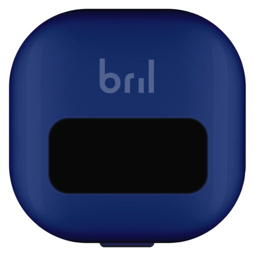 Bril UV-C Toothbrush Cleaner, Portable Cover, Magnetic Holder, and Travel Case for Any Size Toothbrush, White, Black, Navy (8 Pack) - Image 2