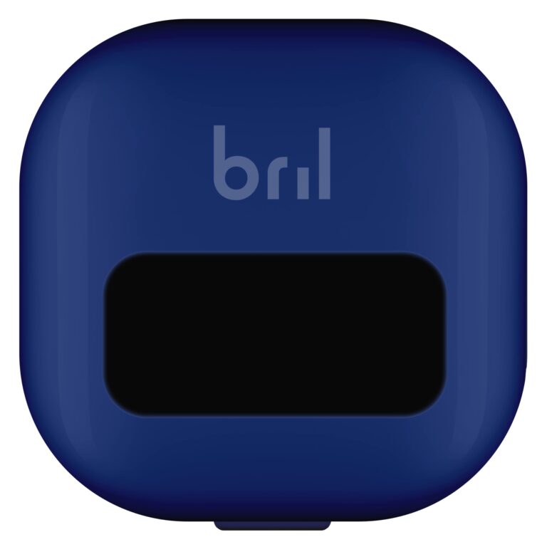 Bril UV-C Toothbrush Cleaner, Portable Cover, Magnetic Holder, and Travel Case for Any Size Toothbrush, White, Black, Navy (8 Pack) - Image 2
