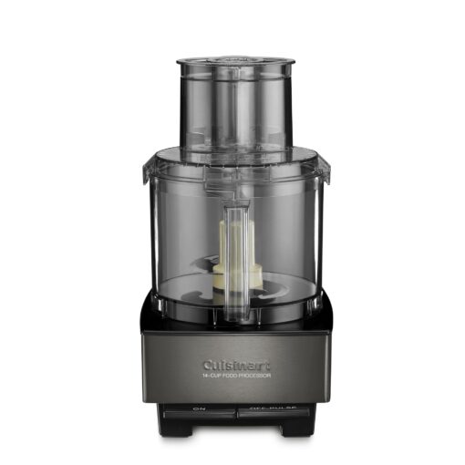 Cuisinart Food Processor 14-Cup Vegetable Chopper for Mincing, Dicing, Shredding, Puree & Kneading Dough, Black Stainless, DFP-14BKSY - Image 3
