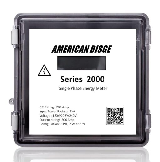 American Disge Series 2000 Single Phase Energy SubMeter, 200 Amp, 120/208/240V, 1PH/2W/3W - Image 6