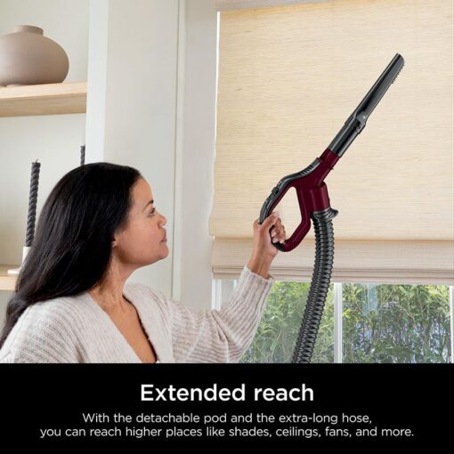 Shark DETECT Lift-Away Corded Upright Vacuum with Detect Technology, Self-Cleaning Brushroll for No Hair Wrap, Anti-Allergen Complete Seal, and Odor Neutralizer Technology, Burgundy, LA492 - Image 12