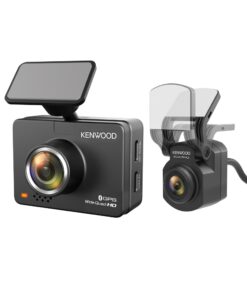 KENWOOD DRV-A510WDP Dash Cam Front and Rear with GPS, Full HD Dash Camera for Cars, Trucks & RVs, Bluetooth & WiFi Support, Loop Recording, G Sensor, Motion Detection