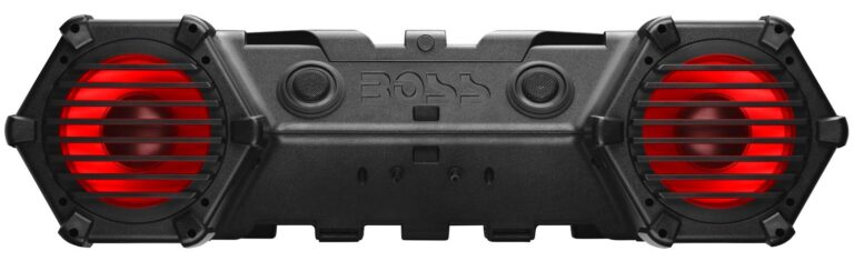BOSS Audio Systems ATV95LRGB ATV UTV Weatherproof Sound System - 8 Inch Speakers, 1.5 Inch Tweeters, Amplified, Bluetooth Remote, LED Light Bar, Storage Compartment, Easy Installation for 12V Vehicles - Image 9