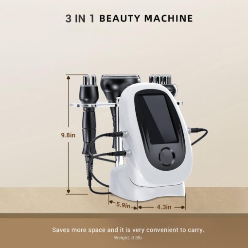MZONG Non - Wireless RF Skin Rejuvenator - LED Light Combo for Face & Body Wrinkle Reduction - Image 3