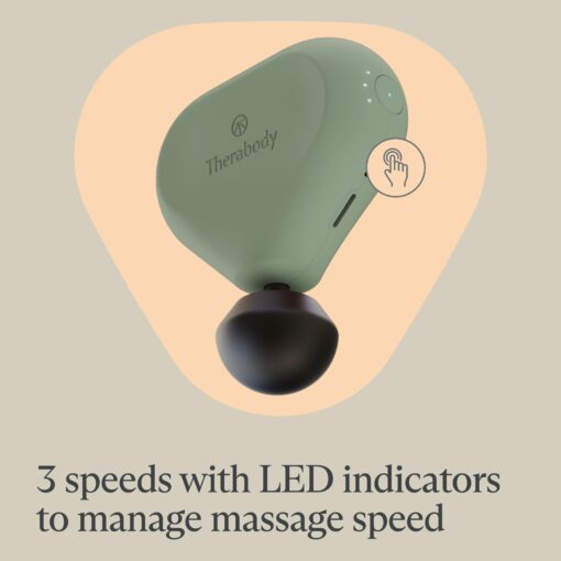 TheraGun Mini Handheld Electric Massage Gun - Compact Deep Tissue Treatment for Any Athlete On The Go - Portable Percussion Massager with QuietForce Technology (Green - 2.0) - Image 3