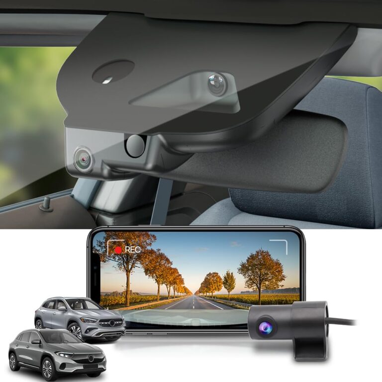 Fitcamx 4K Dual Dash Cam Suitable for Suitable for Mercedes-Benz GLA 2024-2025 GLA 250 & EQA (HD2-6669), OEM Style, Front 2160P+Rear 1080P Video, WiFi&APP, Loop Recording, G-Sensor, Easy to Set, 128GB