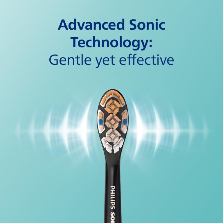 Philips Sonicare DiamondClean Smart 9300 Electric Toothbrush, Sonic Toothbrush with App, Pressure Sensor, Brush Head Detection, 4 Brushing Modes and 3 Intensity Levels, Grey, Model HX9903/45 - Image 4