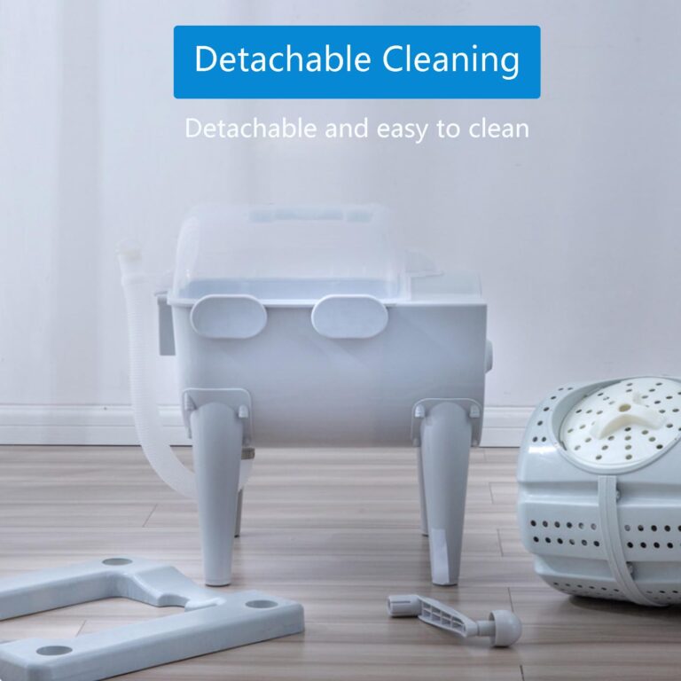 Portable Hand-Operated Drum Washing Machine, Non-Electric Manual Clothes Washer Dehydration, Hand Crank Laundry Wringer Washing Machine, Spin Dryer for Camping Apartments RV Dormitory Business Trip - Image 7