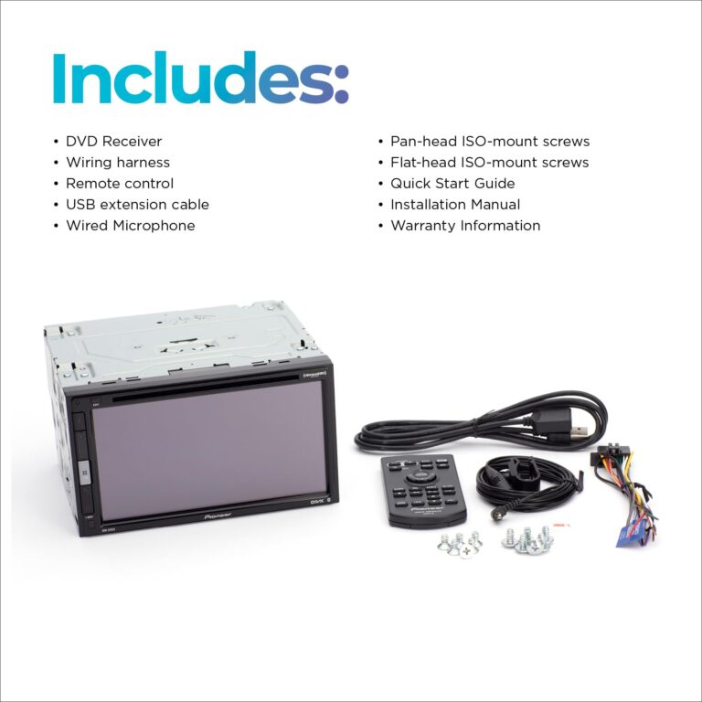 PIONEER 6.8” AVH-521EX Multimedia Receiver - Bluetooth, CD and DVD Playback, Amazon Alexa, Rear Camera Capable - Image 2