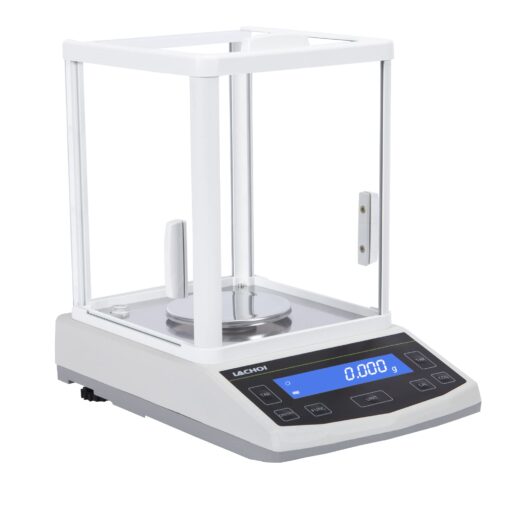LACHOI Lab Analytical Balance 500g×0.001g Lab Scale 0.001g Accuracy Precision Scale 0.001g Digital Scale Jewelry Scale Laboratory Balance Scale（500g/0.001g