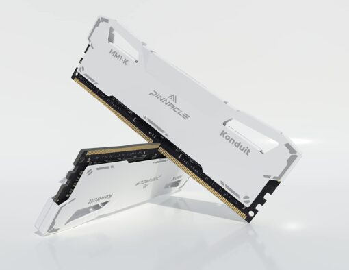 Timetec Pinnacle Konduit 128GB KIT(4x32GB) DDR4 3200MHz PC4-25600 CL16-18-18-38 XMP2.0 Overclocking 1.35V Dual Rank Compatible for AMD and Intel Desktop Gaming PC Memory Module - White - Image 5