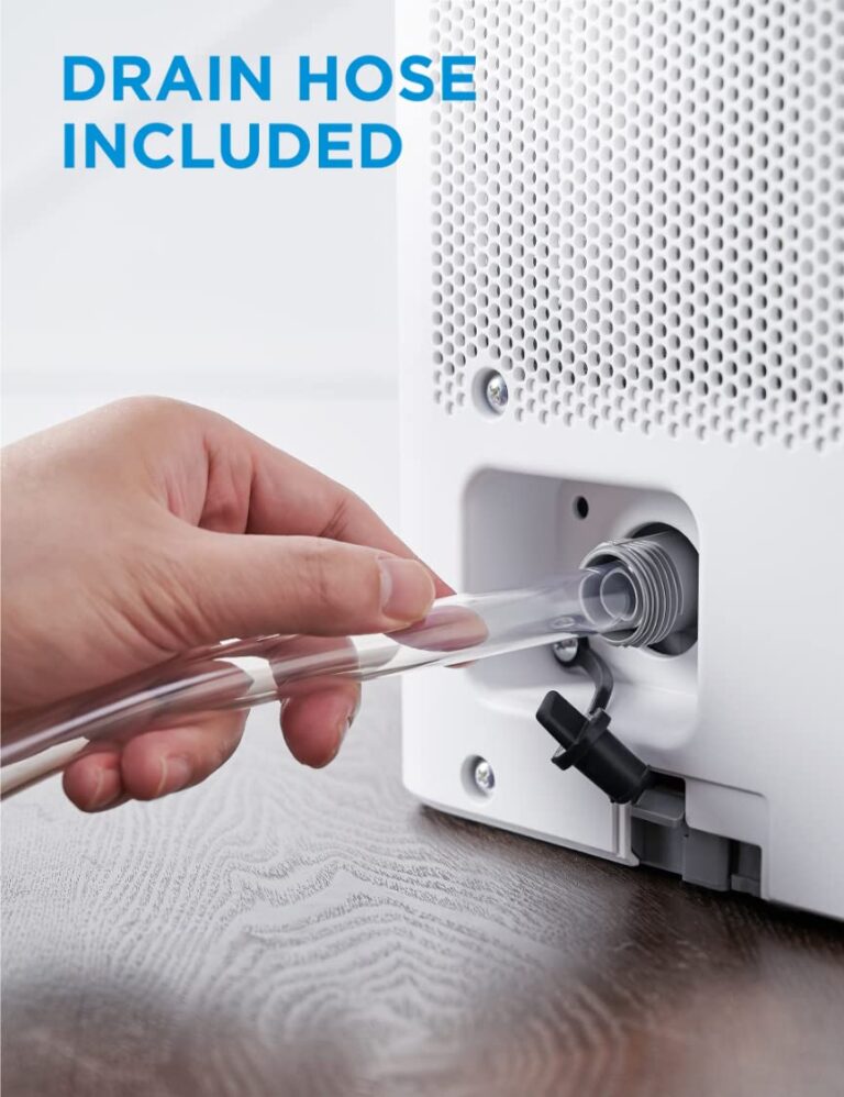 Midea Cube 20 Pint Dehumidifier for Basement, Up to 1,500 Sq. Ft. dehumidifier with drain hose, ENERGY STAR Certificated, Smart Control, Compatible with Alexa, White - Image 5