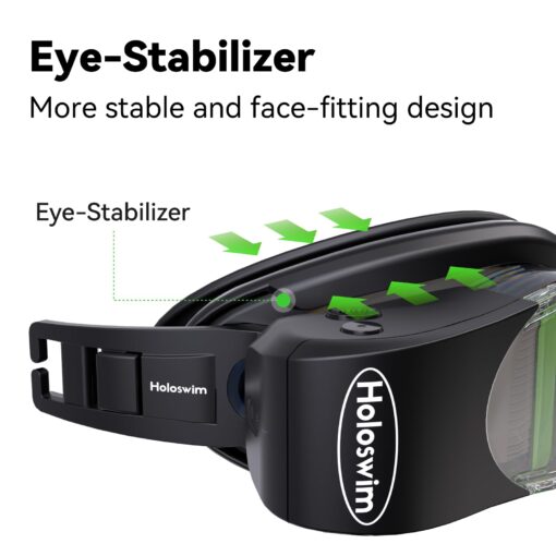 Holoswim Smart Swim Goggles, 2GO Swimming Goggles for Men Women Adult, AR Real-time Display, AI Data Analysis, Magnetic Quick Charge, Anti-fog Goggles for Swim - Image 5