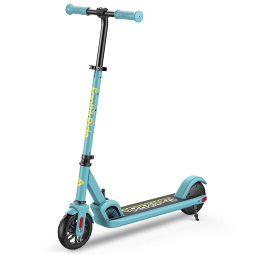 FanttikRide C9 Electric Scooter for Kids 8-12, Adjustable Handlebar Height for Riders 3.9-5.2 ft, 132 lbs, Up to 40 mins Continuous Time, 5 Miles Range, 2 Safe Max Speed 6/10 MPH, Blue