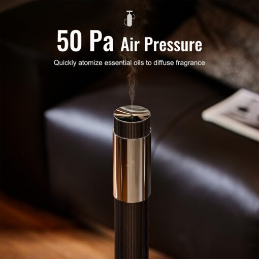 40-inch Large Waterless Essential Oil Diffuser, Hotel Collection Scent Diffuser,8800mAh Built-in Battery, App Control,Scent Machine for Home,2000Sq.Ft Coverage, for Home, Office,Hotel,Spa,Brown - Image 6