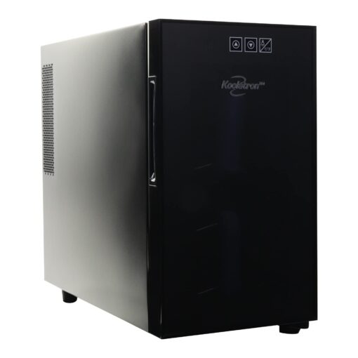 Koolatron 8 Bottle Wine Cooler, Black, Thermoelectric Wine Fridge, 0.8 cu. ft. (23L), Freestanding Urban Series Wine Refrigerator, Red, White and Sparkling Wine Storage for Kitchen and Apartment - Image 9