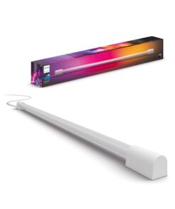 Philips Hue Compact Smart Light Tube, White - White and Color Ambiance LED Color-Changing Light - 1 Pack - Sync with TV, Music, and Gaming - Requires Bridge and Sync Box - Control with App or Voice