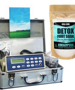 Cell Spa, Fir Belt Chi Ionic Ion Detox Machine Foot Bath Aqua Spa Cleanse (Eucalyptus)