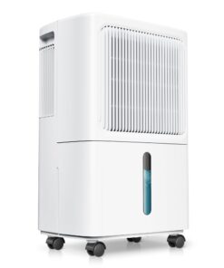 2,500 Sq.Ft Dehumidifier for Basement with Drain Hose, 31 Pint Dehumidifiers for Home with 3 Modes, Smart Humidity Control & Display, 24HR Timer, Auto Defrost for Large Room, Bathroom,Bedroom