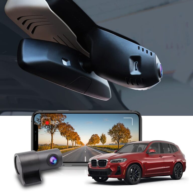 Fitcamx Front 4K+Rear 1080P Dash Cam Adapts for BMW X3 X3 2018-2024 M M40i Sdrive Xdrive30i 30e G01 (HD2-6153), OEM Look, Dual HD Video, WiFi & APP, Loop Recording, G-Sensor, Easy to Set, 128GB Card