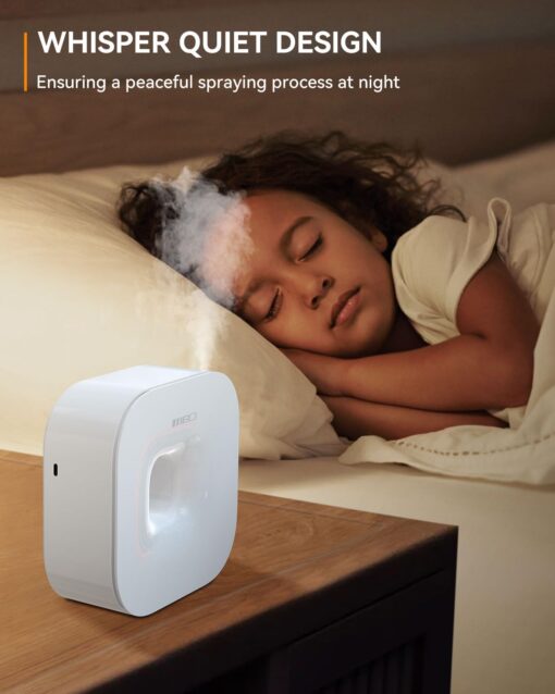 MEIDI Waterless Essential Oil Diffuser - Bluetooth Cordless Aromatherapy Diffuser with App Control, Smart Timer Setting, Hang-up Design and Wide Coverage for Home, Office, Hotel and SPA (White) - Image 4
